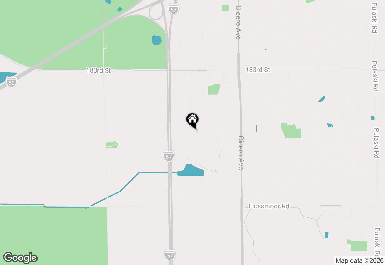 Map of 18628 Becker Terrace, Country Club Hills, IL 60478