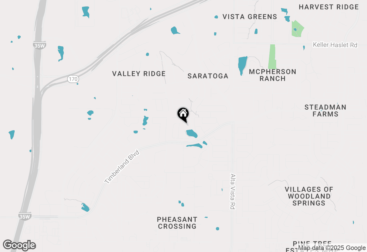 Map of 12441 Woods Edge Trail, Fort Worth, TX 76244