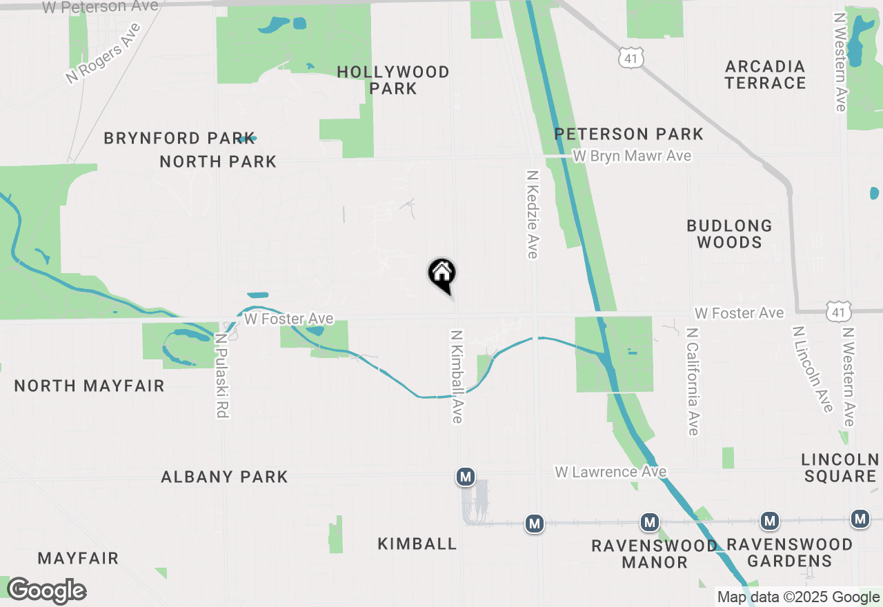 Map of 5219 N Bernard Street, Chicago, IL 60625