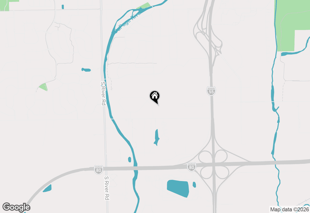 Map of 24428 W Park River Lane, Shorewood, IL 60404