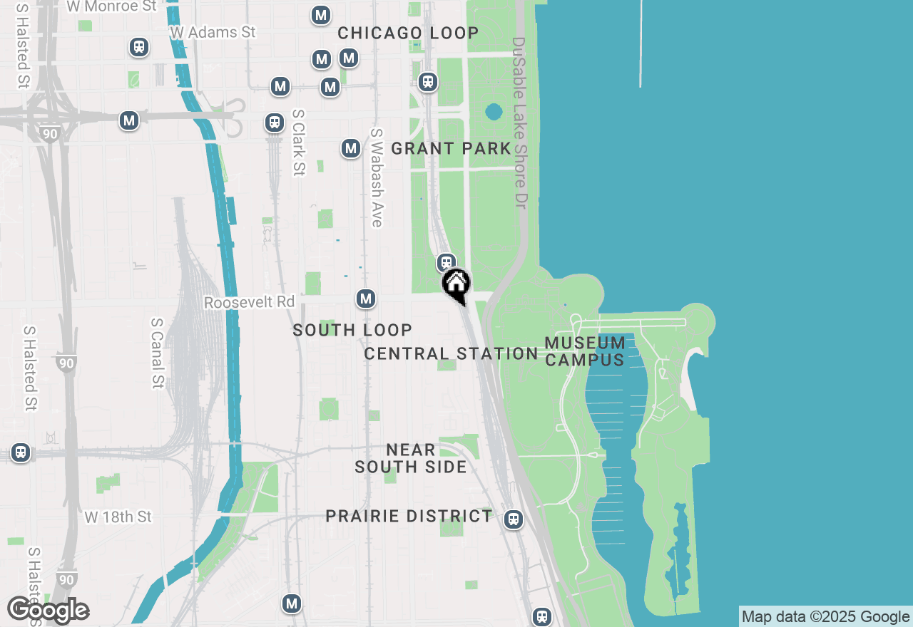 Map of 1211 S Prairie Avenue #706, Chicago, IL 60605