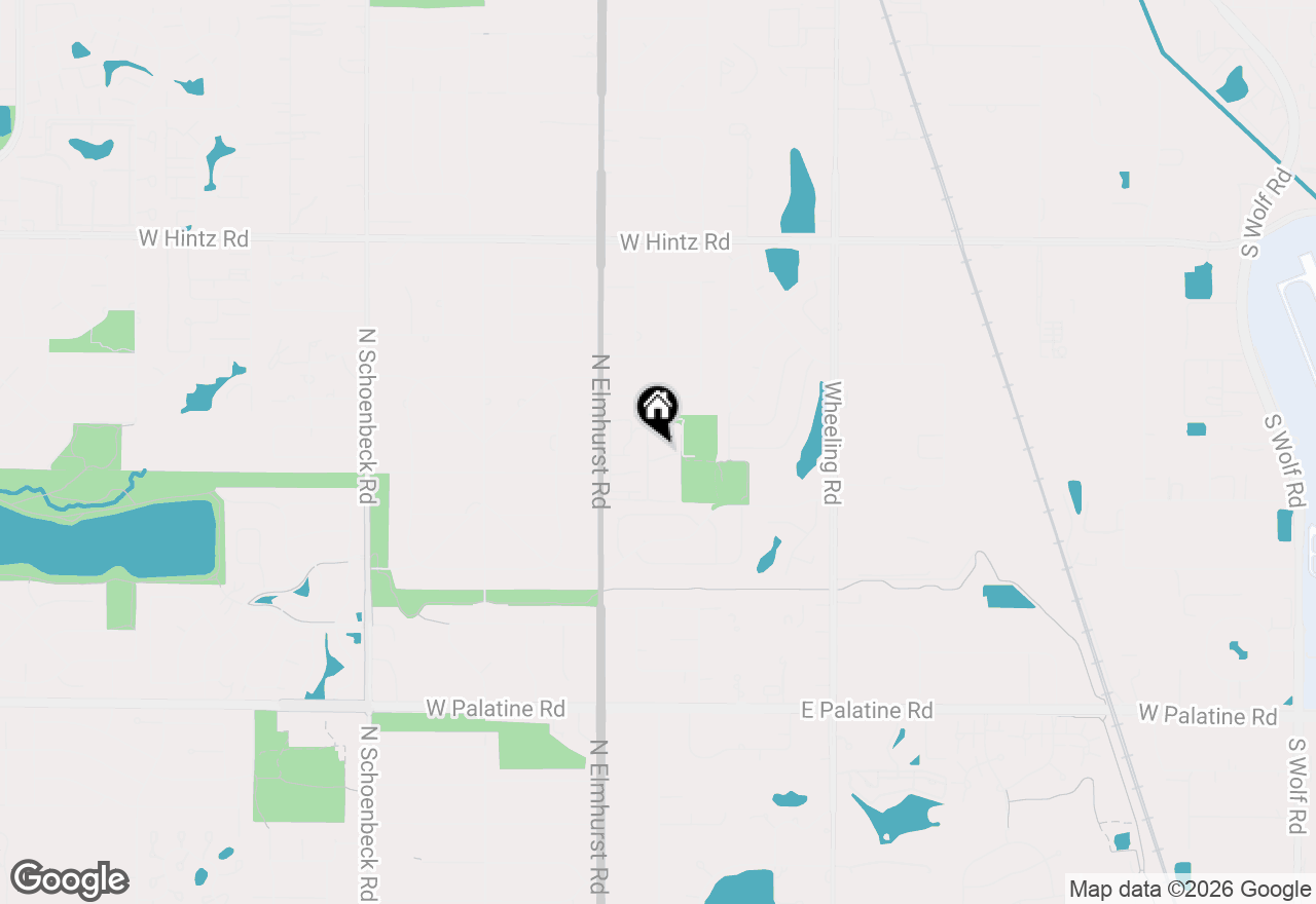 Map of 1145 Pleasant Run Drive #609, Wheeling, IL 60090