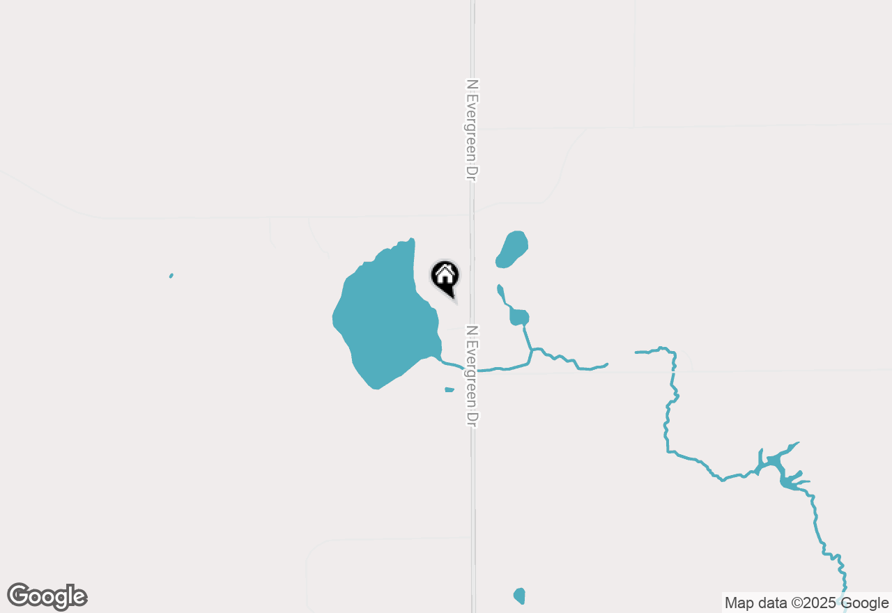 Map of 6581 N Evergreen Drive, White Cloud, MI 49349