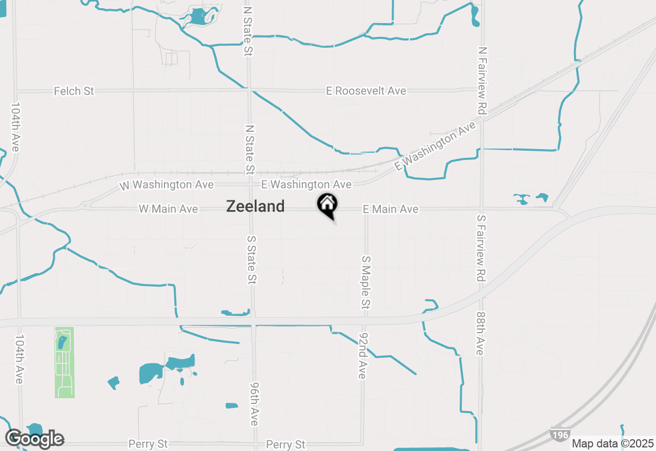 Map of 236 E Cherry Street, Zeeland, MI 49464