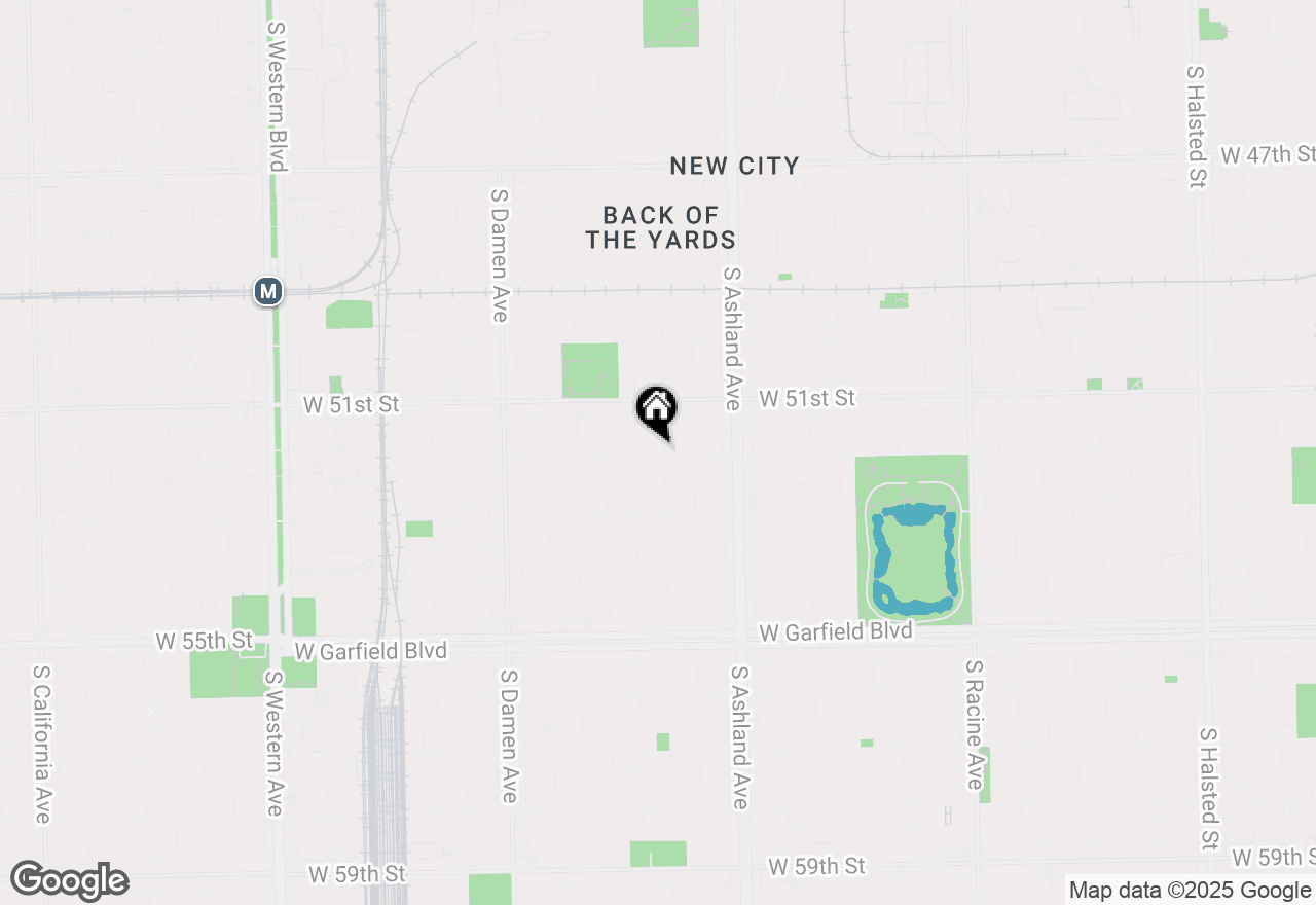 Map of 5157 S Hermitage Avenue, Chicago, IL 60609