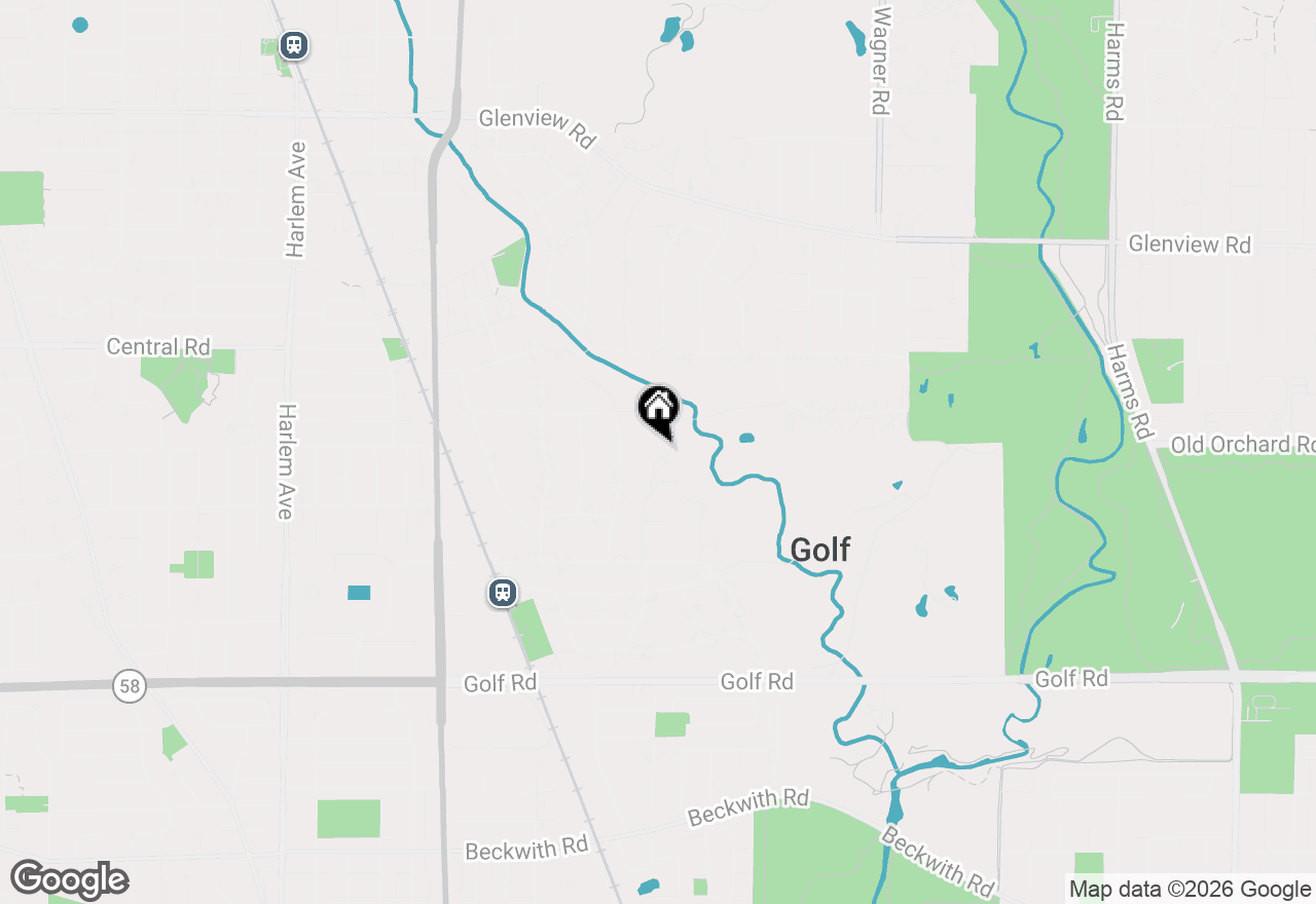 Map of 4 Henneberry Lane, Golf, IL 60029