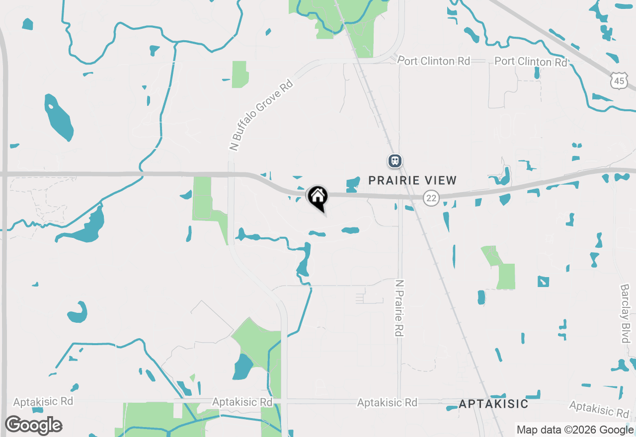 Map of (Address confidential), Buffalo Grove, Illinois 60089