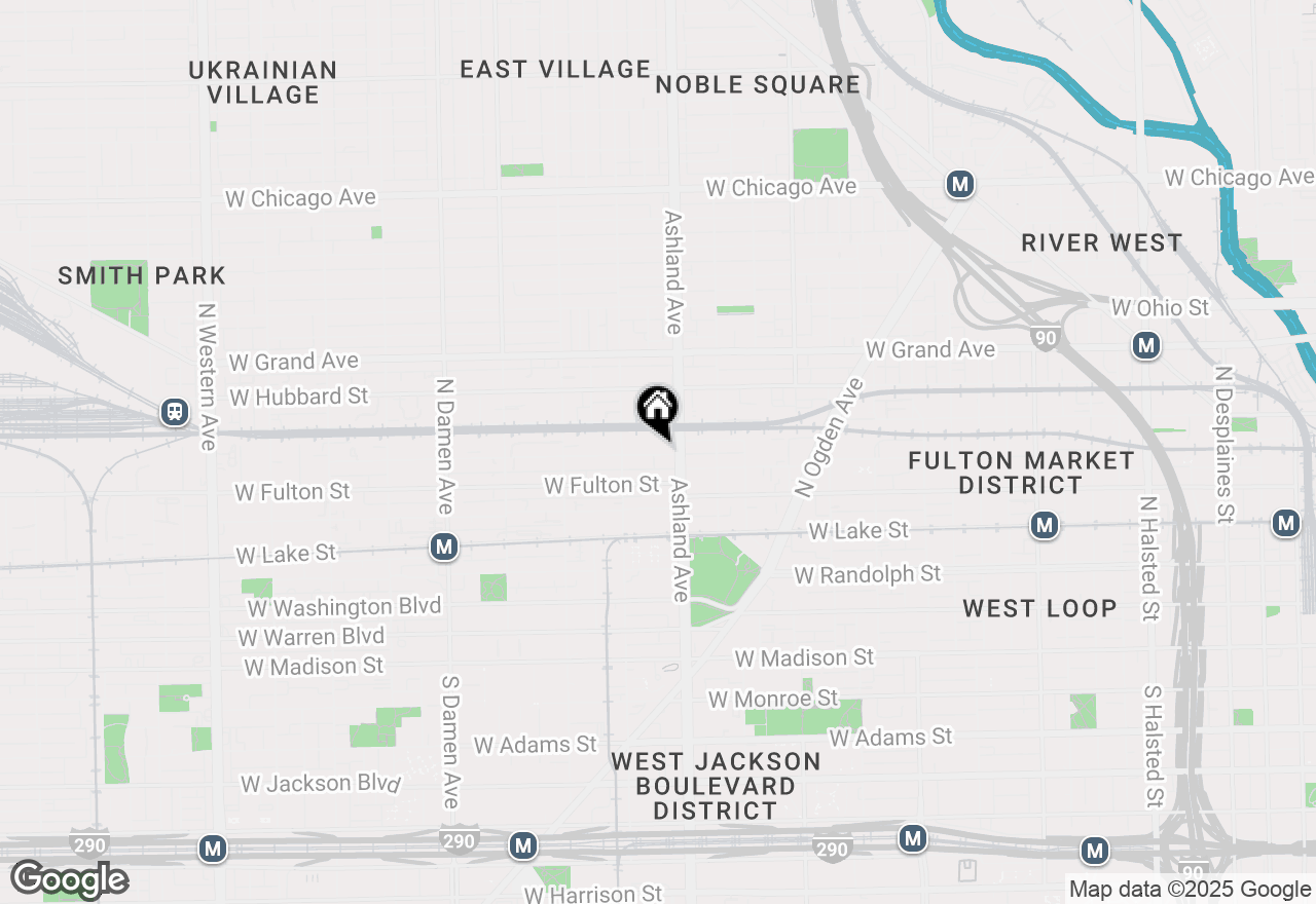 Map of 1622-24 W Carroll Avenue, Chicago, IL 60612