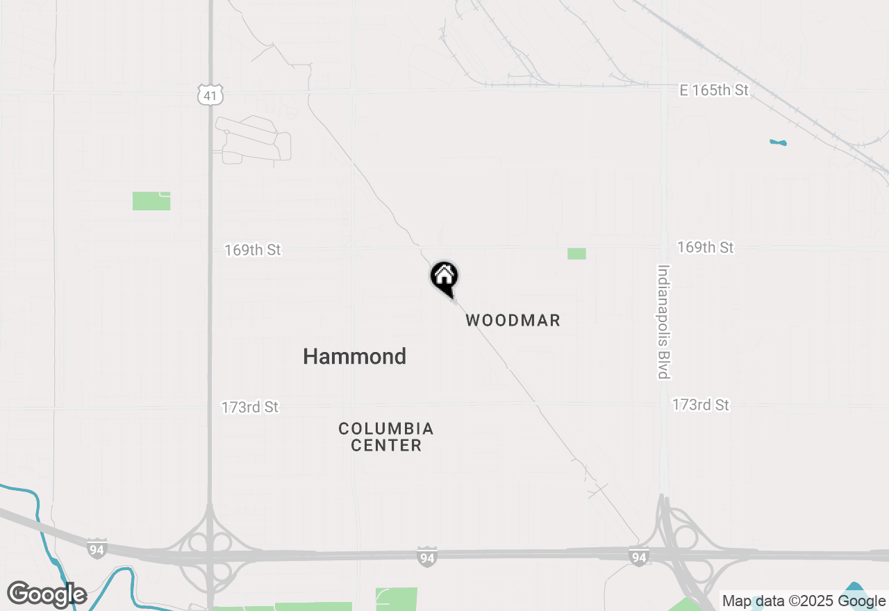 Map of 7028 Beech Avenue, Hammond, IN 46324