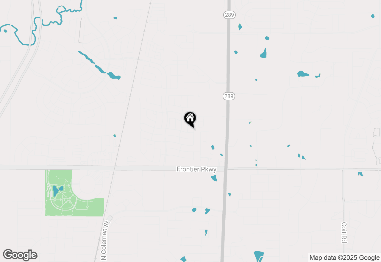 Map of 411 Overton Avenue, Celina, TX 75009