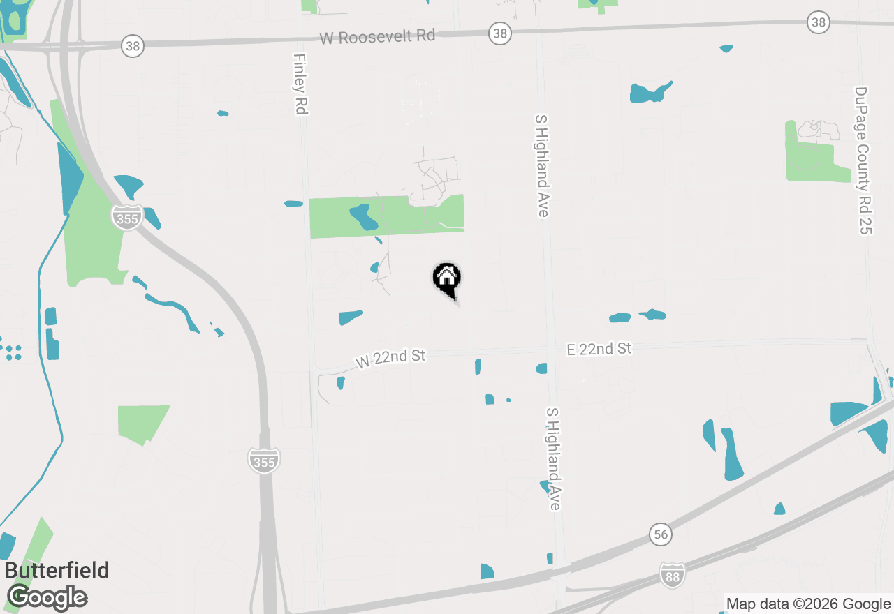 Map of 78 W 20th Street, Lombard, IL 60148