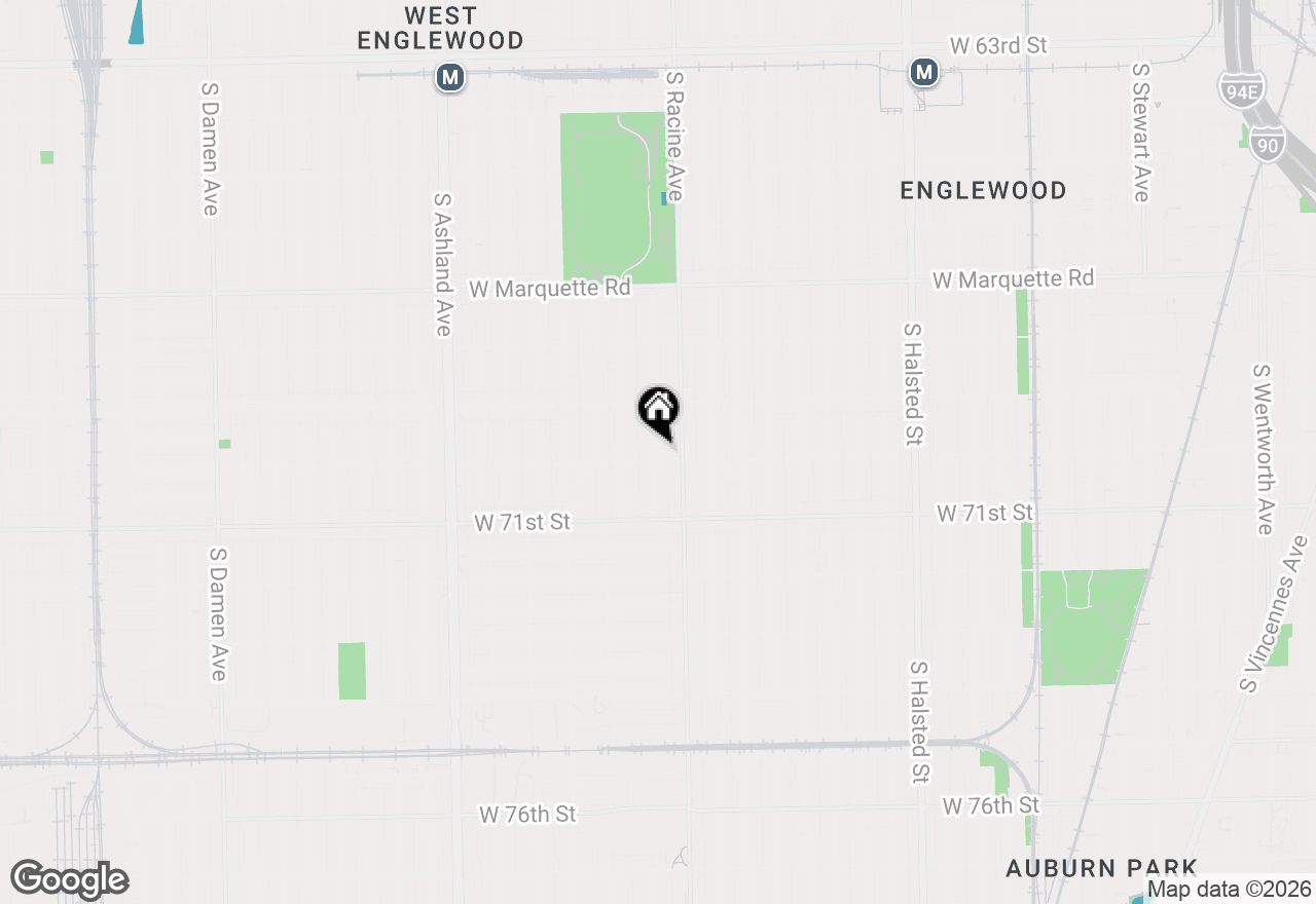 Map of 6953 S Elizabeth Street, Chicago, IL 60636