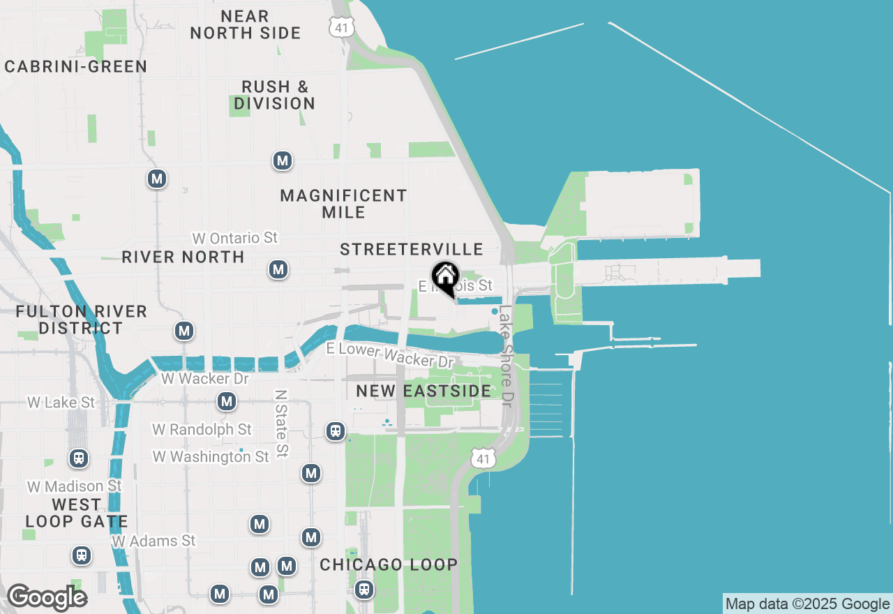 Map of 440 N Mcclurg Court #701, Chicago, IL 60611