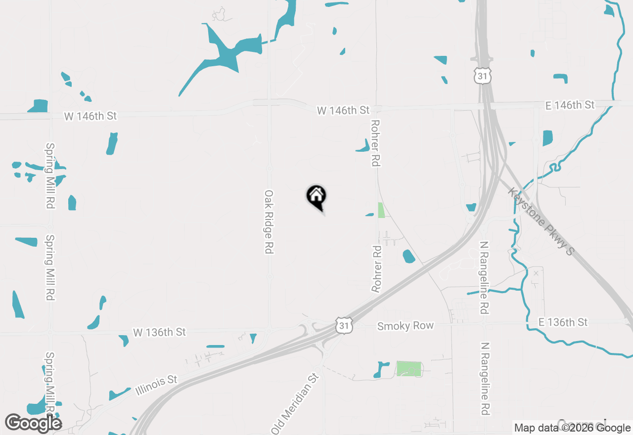 Map of 815 Grace Drive, Carmel, IN 46032