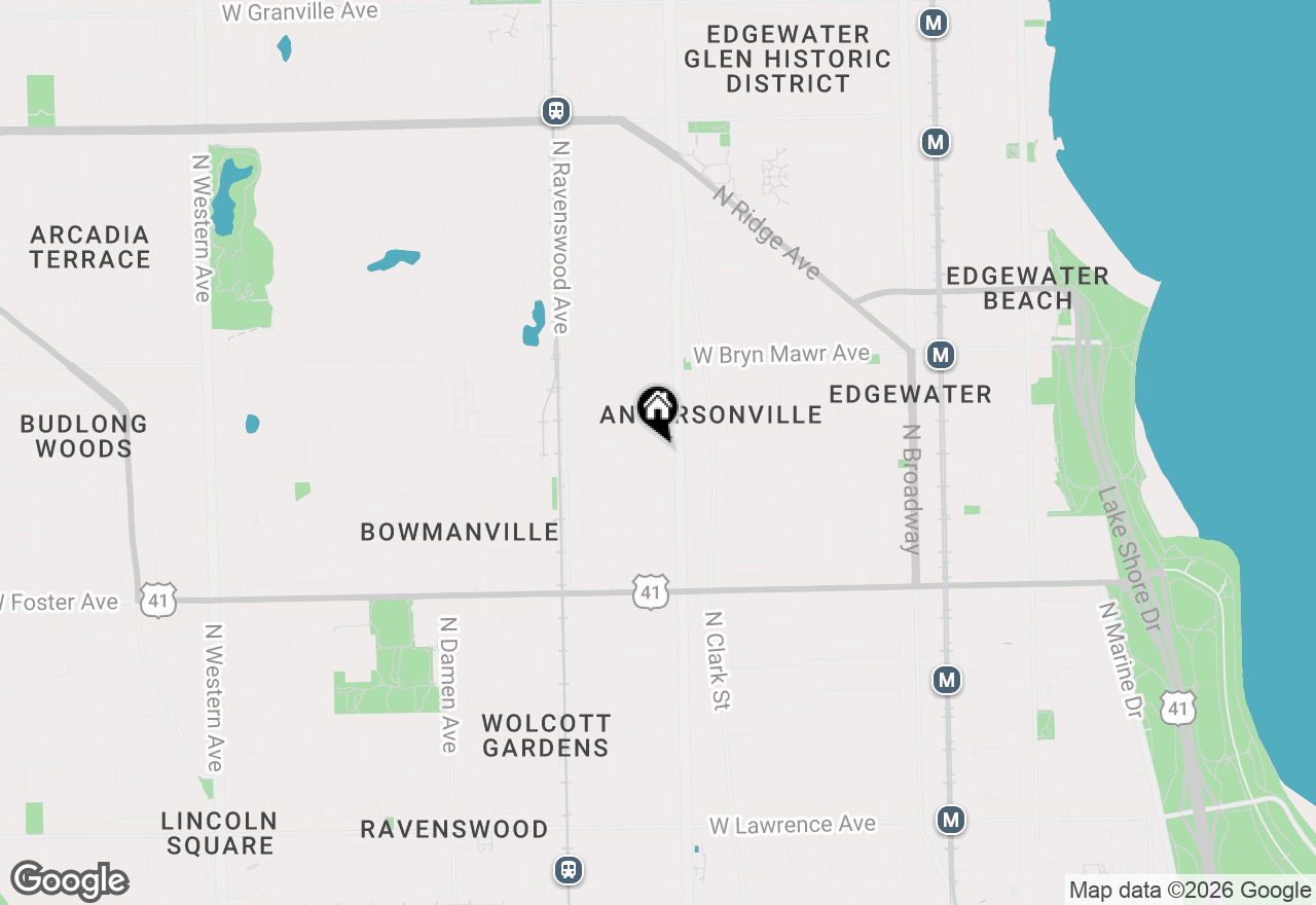 Map of 1621 W Rascher Avenue #3, Chicago, IL 60640