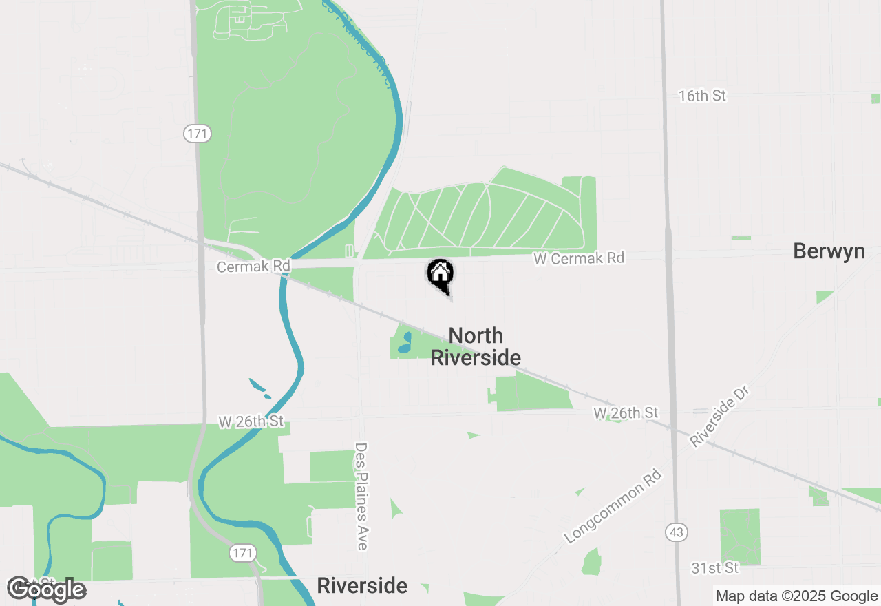 Map of 2305 Westover Avenue, North Riverside, IL 60546