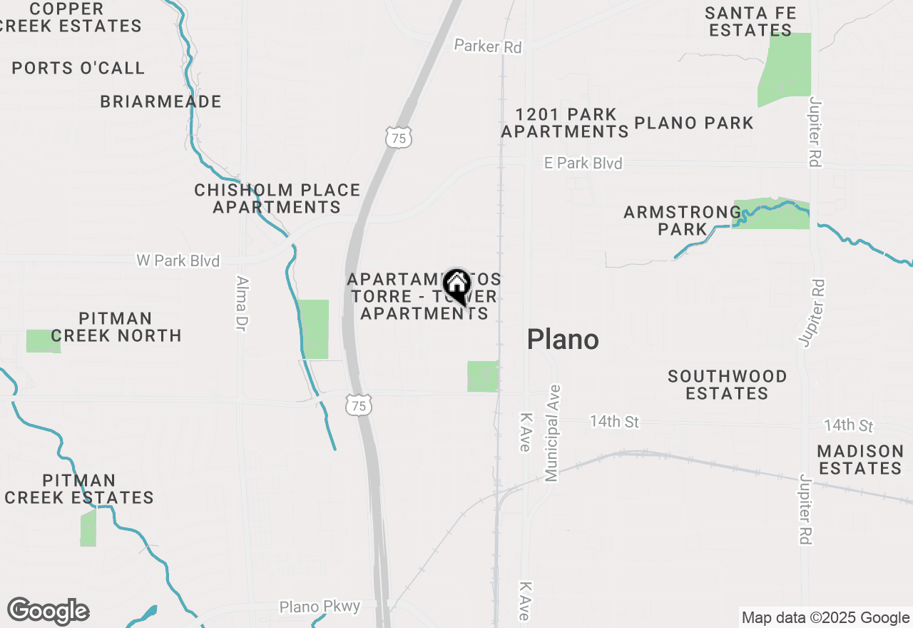 Map of 810 18th Street, Plano, TX 75074