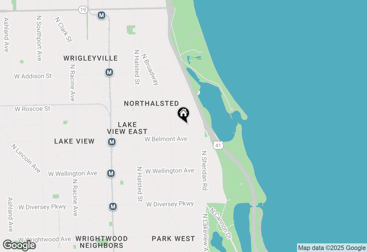 Map of 516 W Melrose Street #507, Chicago, IL 60657