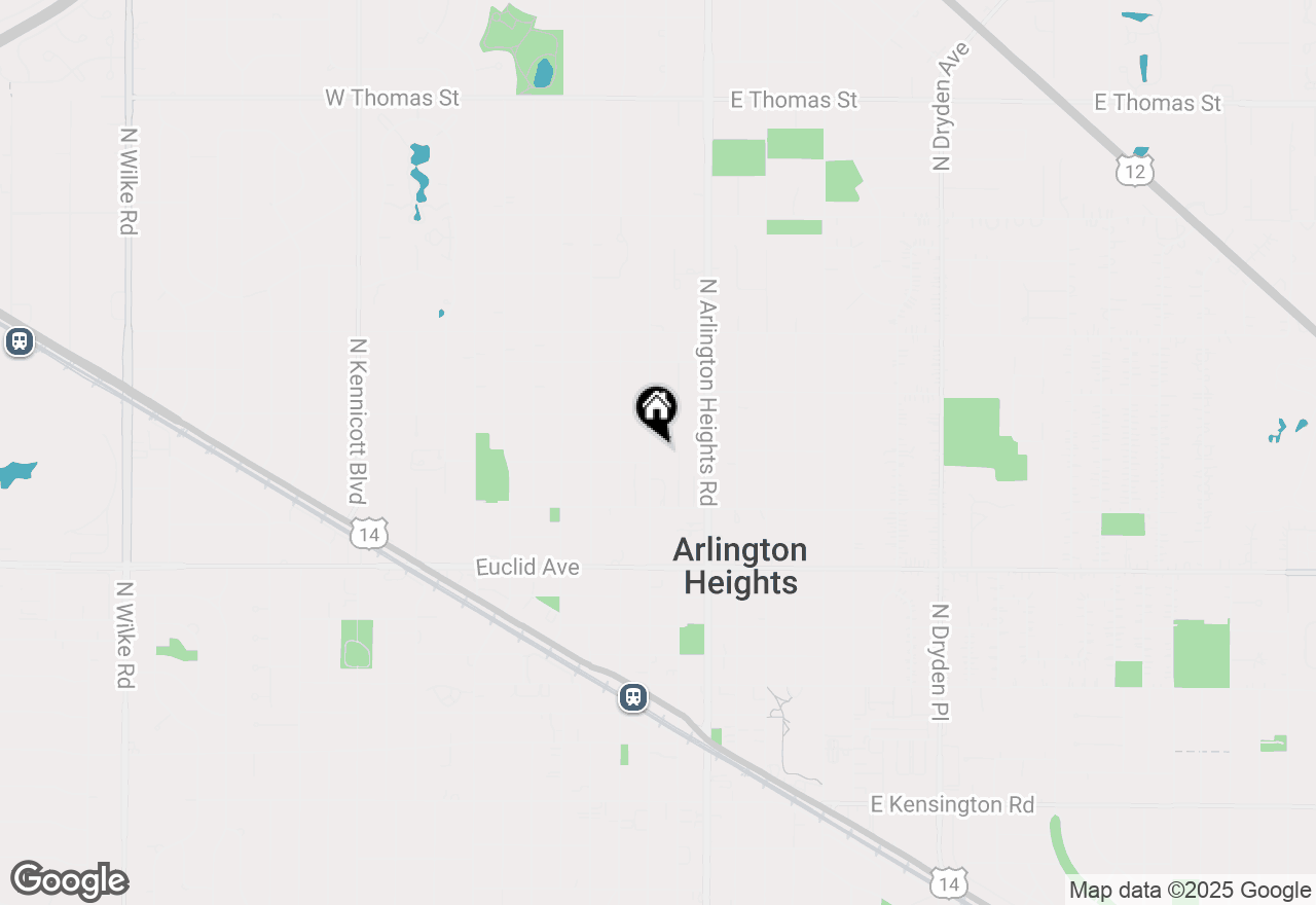 Map of 805 N Dunton Avenue, Arlington Heights, IL 60004