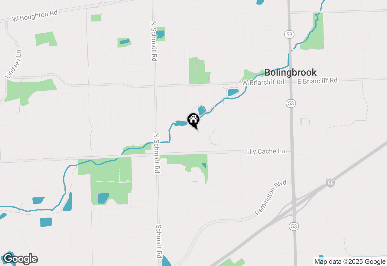 Map of 256 Canterbury Lane #5, Bolingbrook, IL 60440