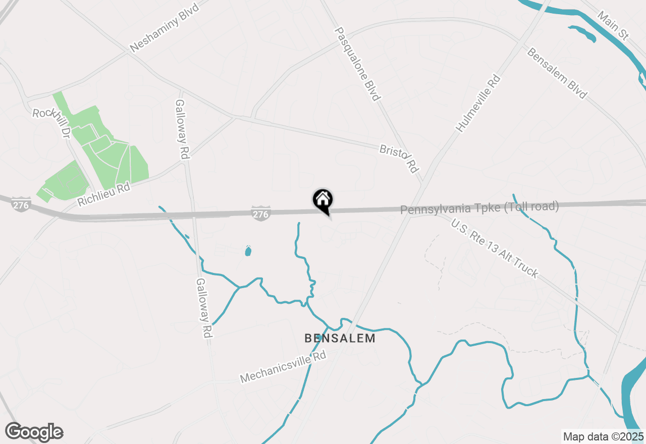 Map of 120 Liberty Drive, Bensalem, PA 19020