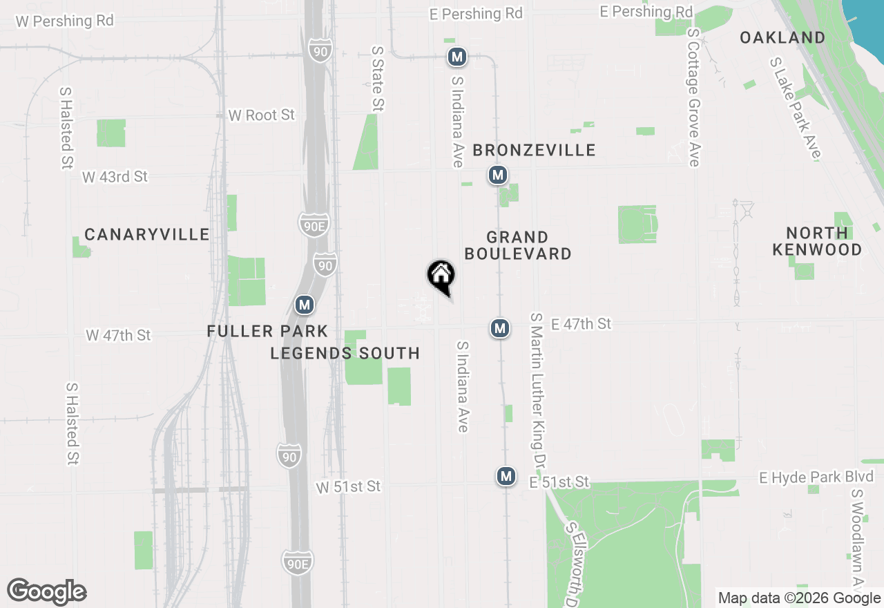 Map of 4629 S Michigan Avenue #2, Chicago, IL 60653