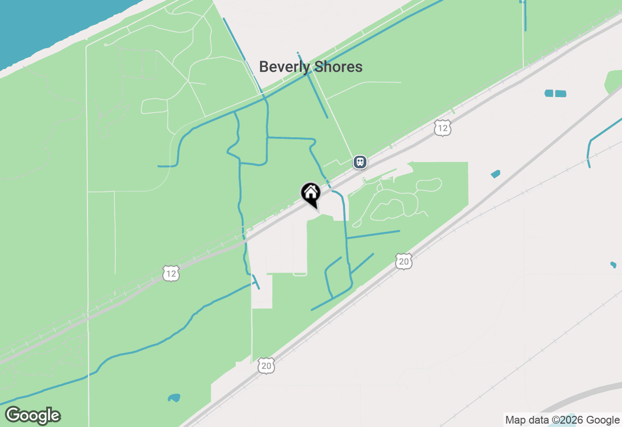 Map of 140 S Oxford Avenue, Beverly Shores, IN 46301