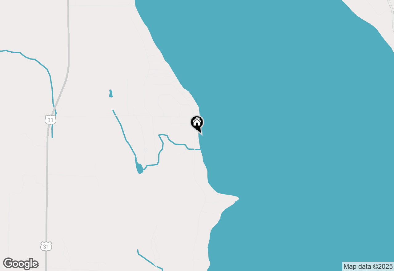 Map of 171 N West Torch Lake Drive, Kewadin, MI 49648