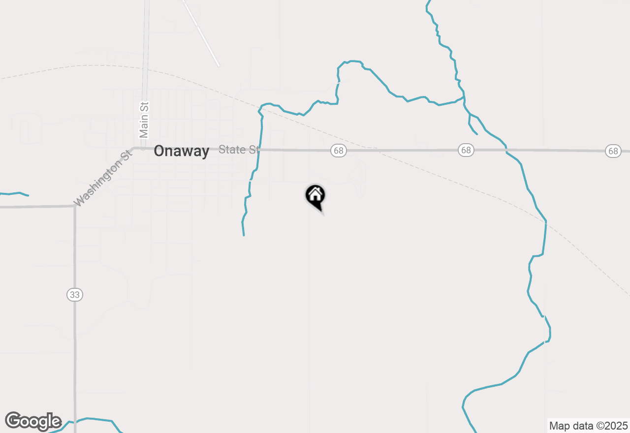 Map of 4027 Glasier Road, Onaway, MI 49770