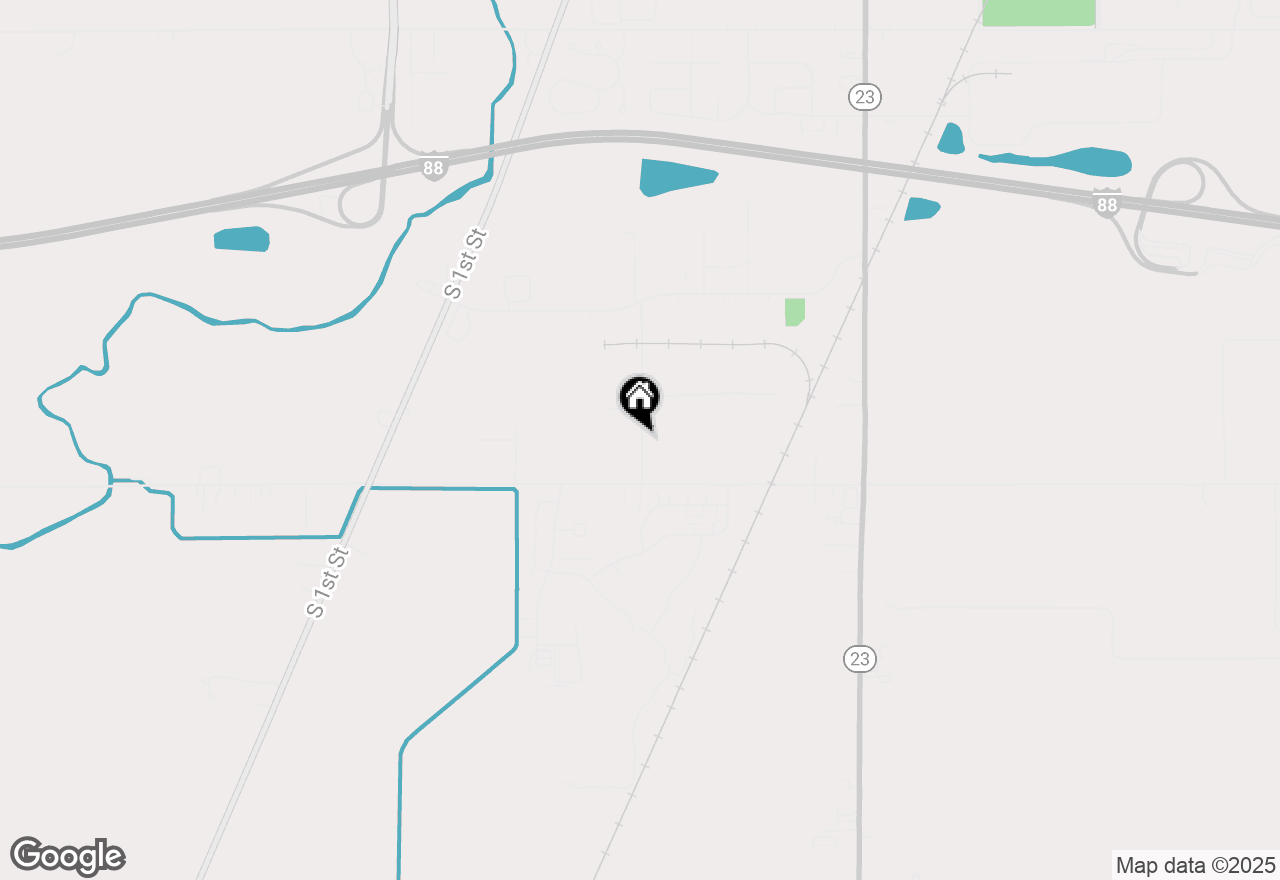 Map of 283 Par Five Drive #B, Dekalb, IL 60115