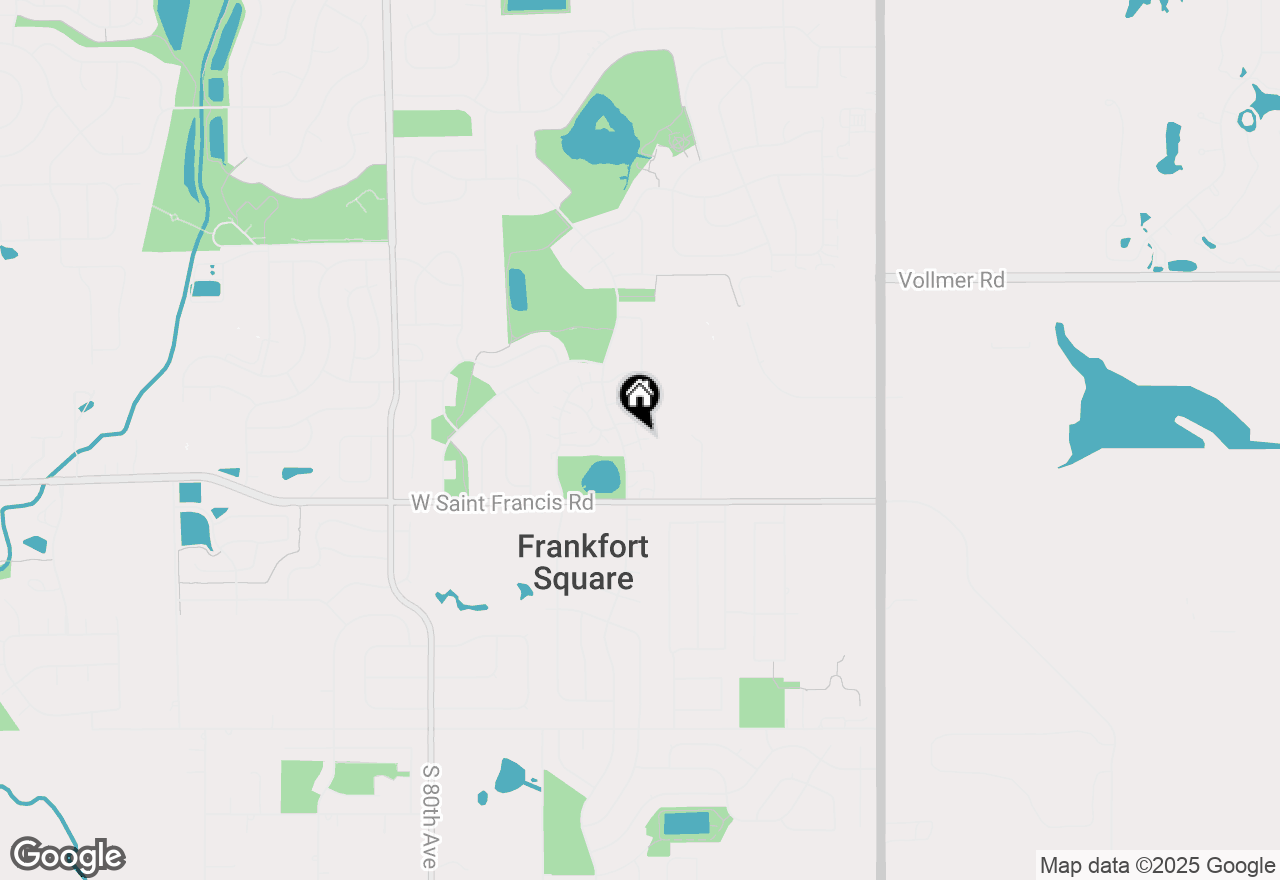 Map of 20164 Frankfort Square Road #F, Frankfort, IL 60423