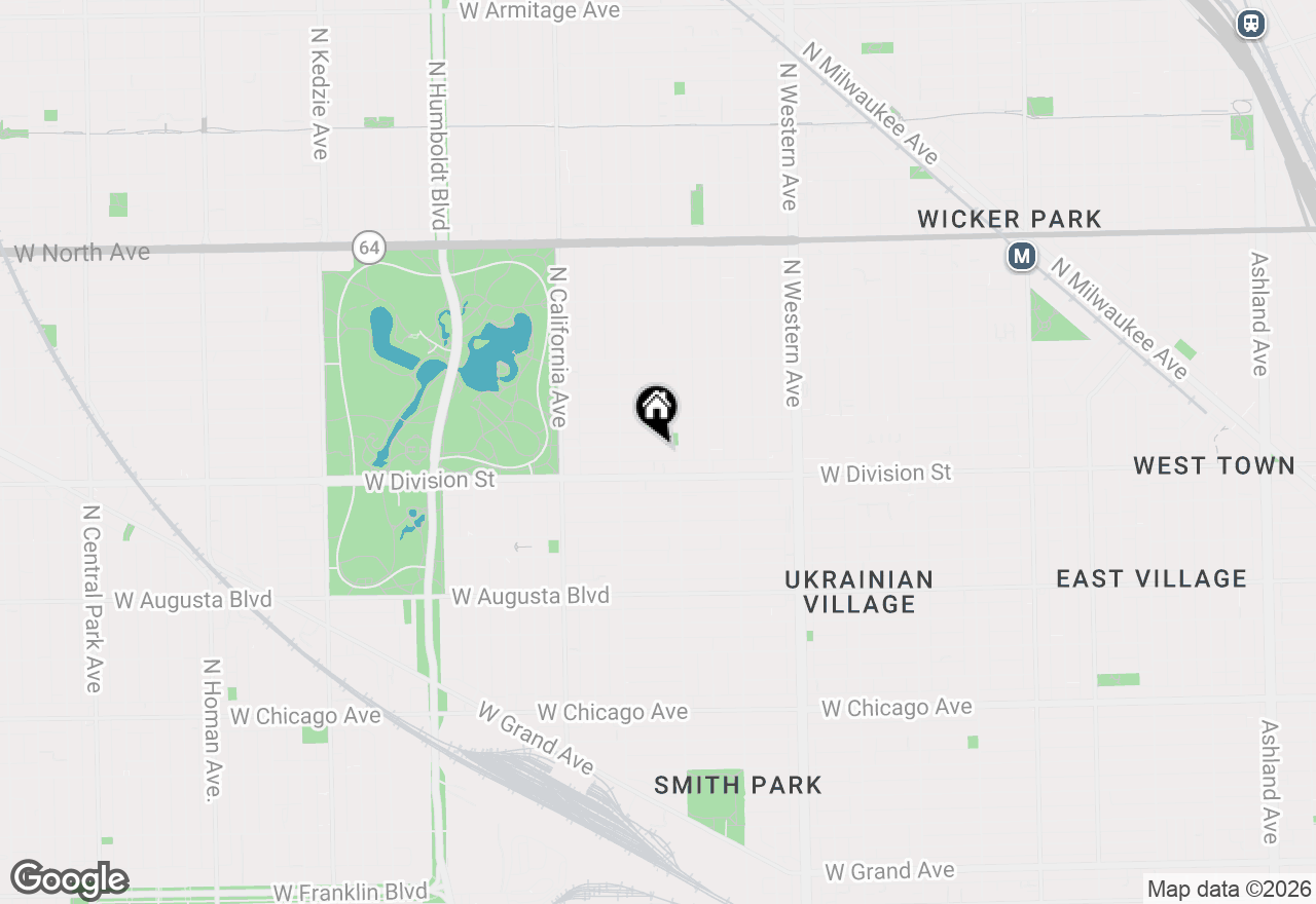 Map of 2621 W Crystal Street #3, Chicago, IL 60622