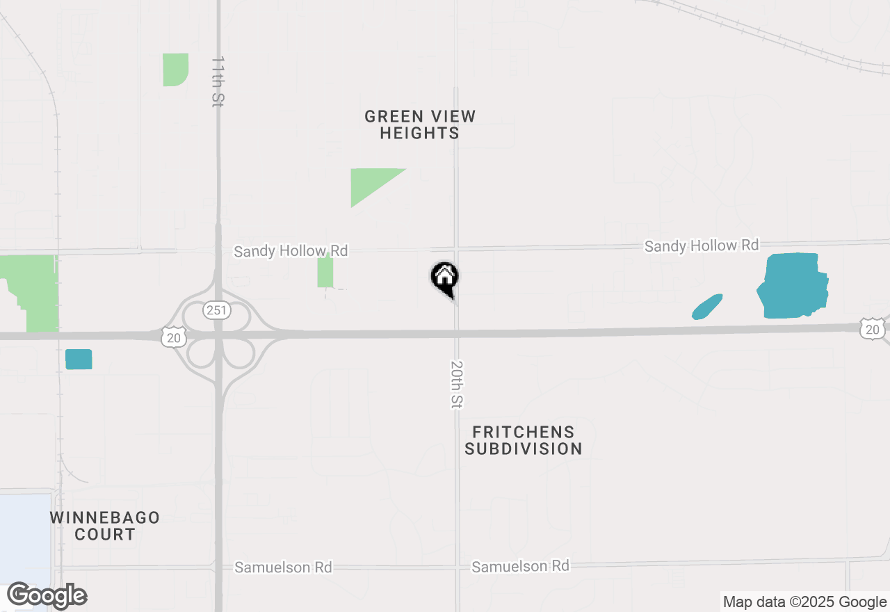 Map of 3529 20th Street, Rockford, IL 61104