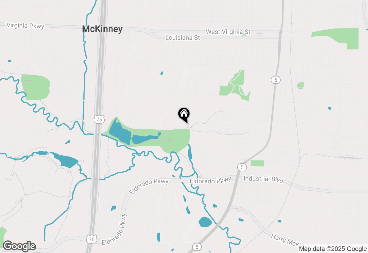 Map of 1224 Big Bend Drive, Mckinney, TX 75069
