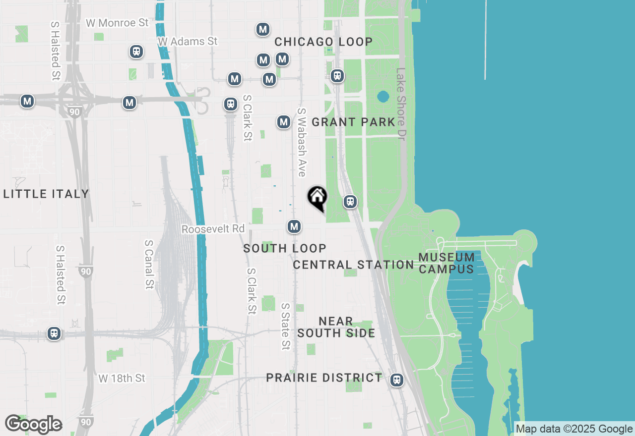 Map of 1142 S Michigan Avenue #6B, Chicago, IL 60605