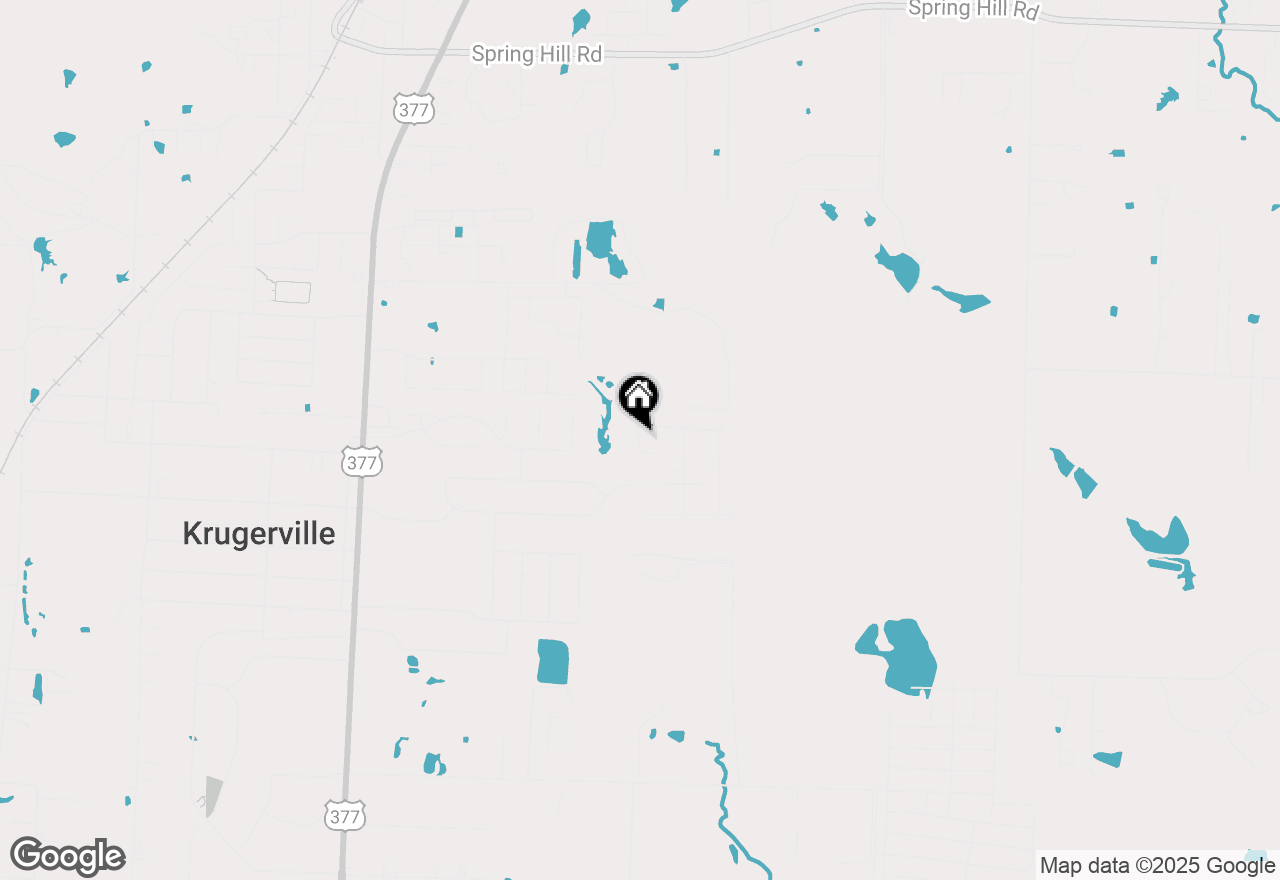 Map of 104 Blue Spruce Drive, Krugerville, TX 76227