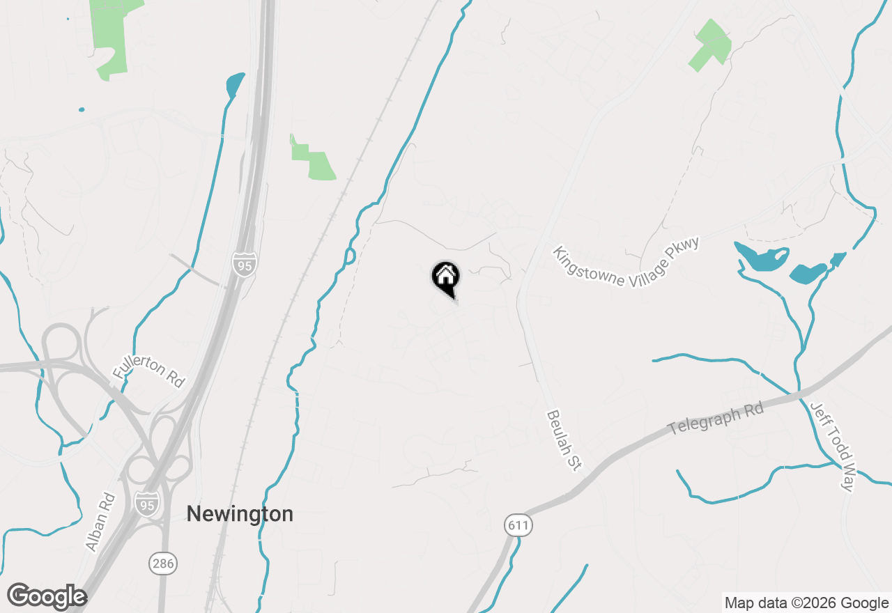 Map of 6601 Thackwell Way #F, Alexandria, VA 22315