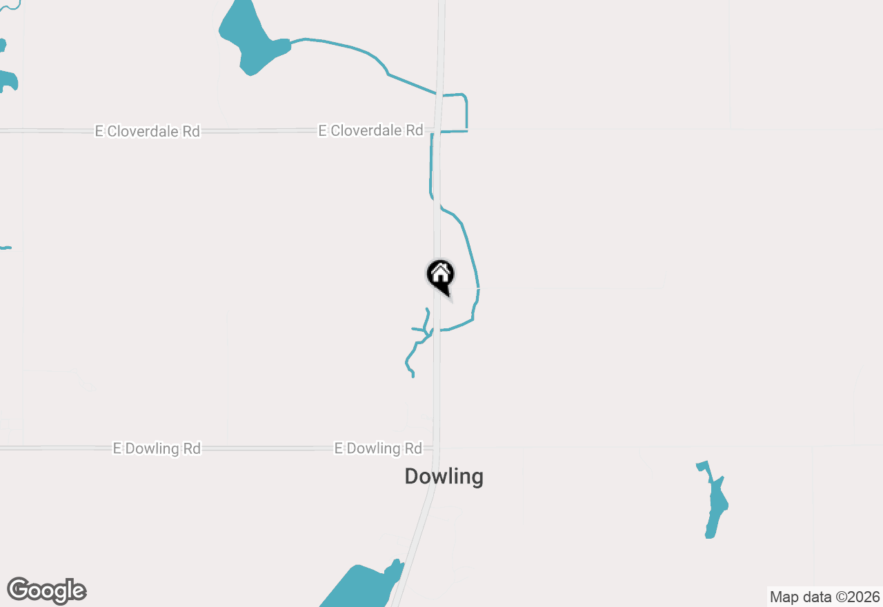 Map of V/L S M-37, Dowling, MI 49050