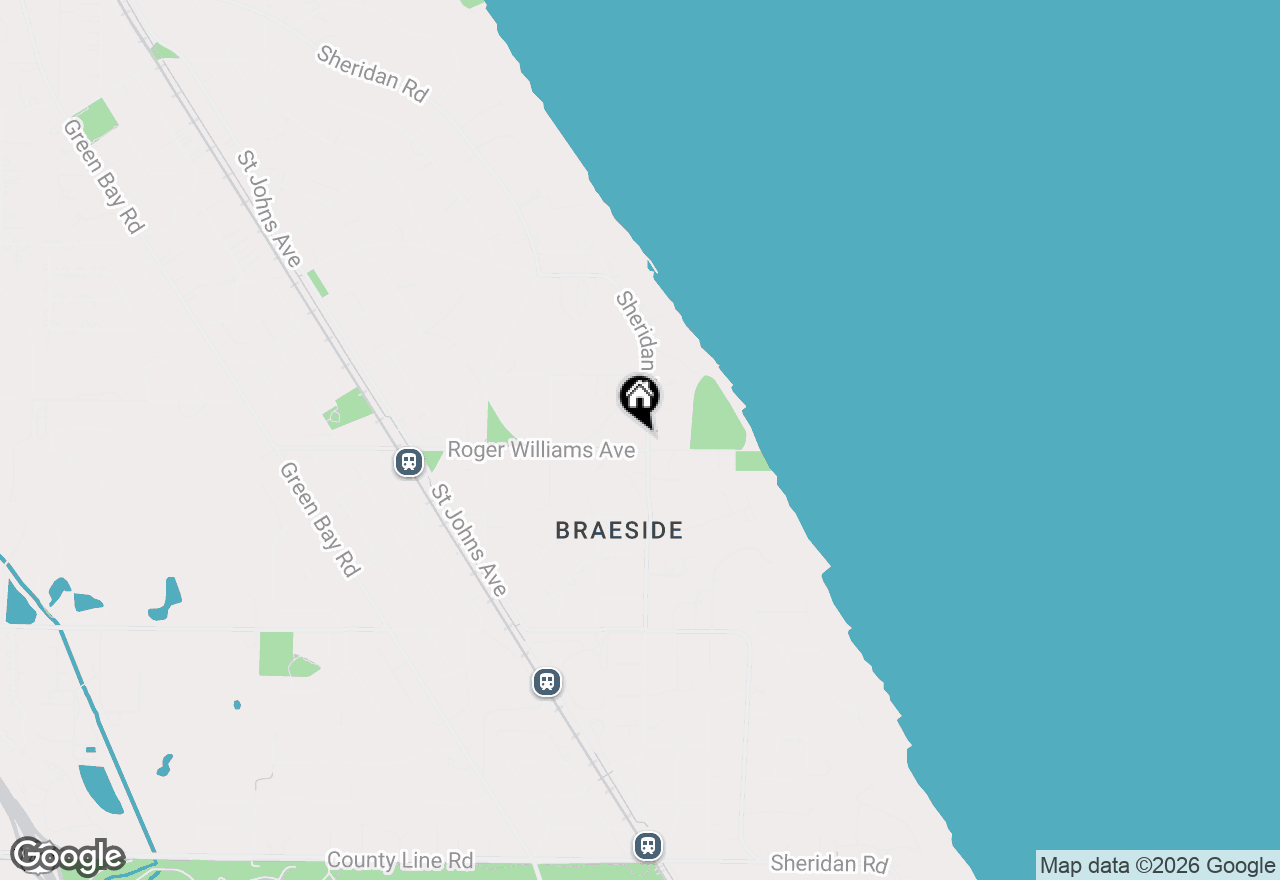 Map of 730 Sheridan Road, Highland Park, IL 60035