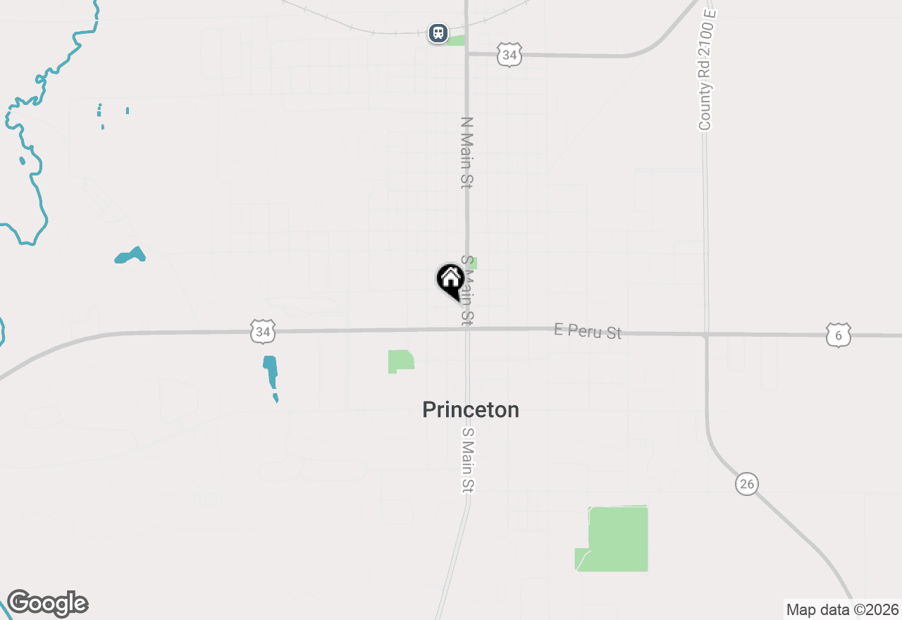 Map of 303 S Pleasant Street, Princeton, IL 61356