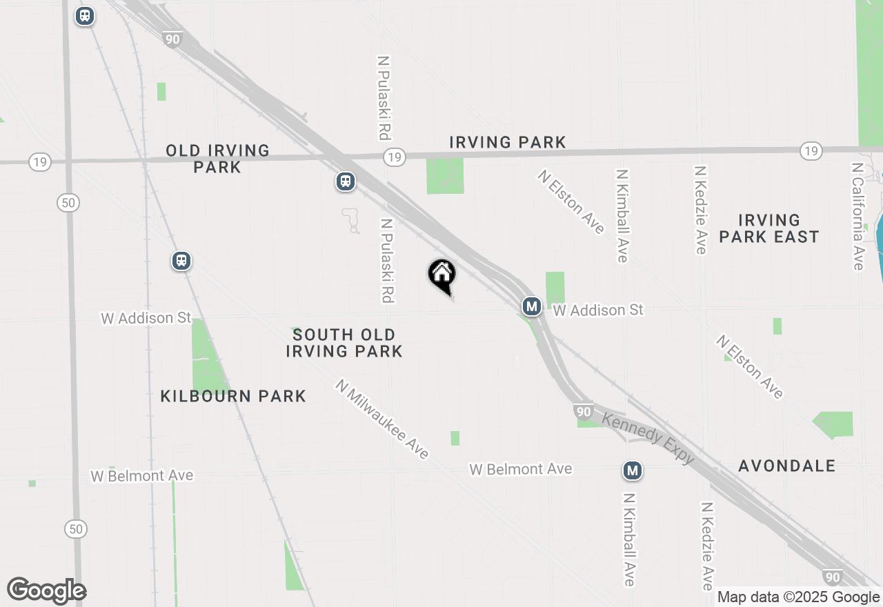 Map of 3610 N Avers Avenue, Chicago, IL 60618