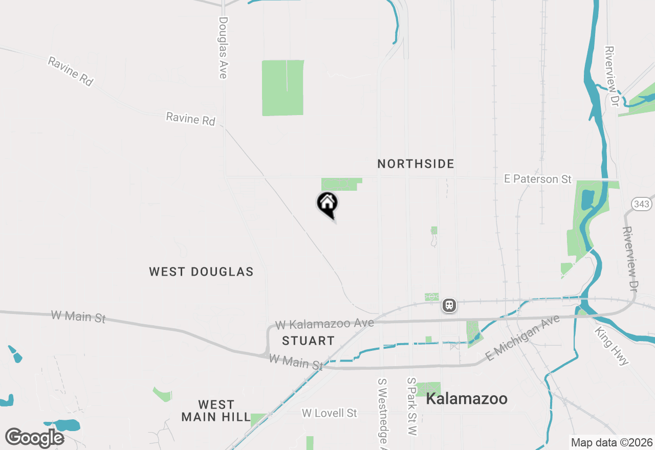 Map of 731 Mabel Street, Kalamazoo, MI 49007