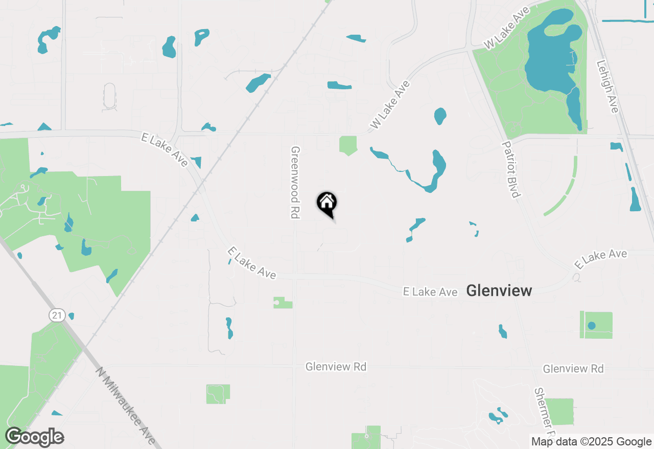 Map of 3148 Bellwood Lane, Glenview, IL 60026