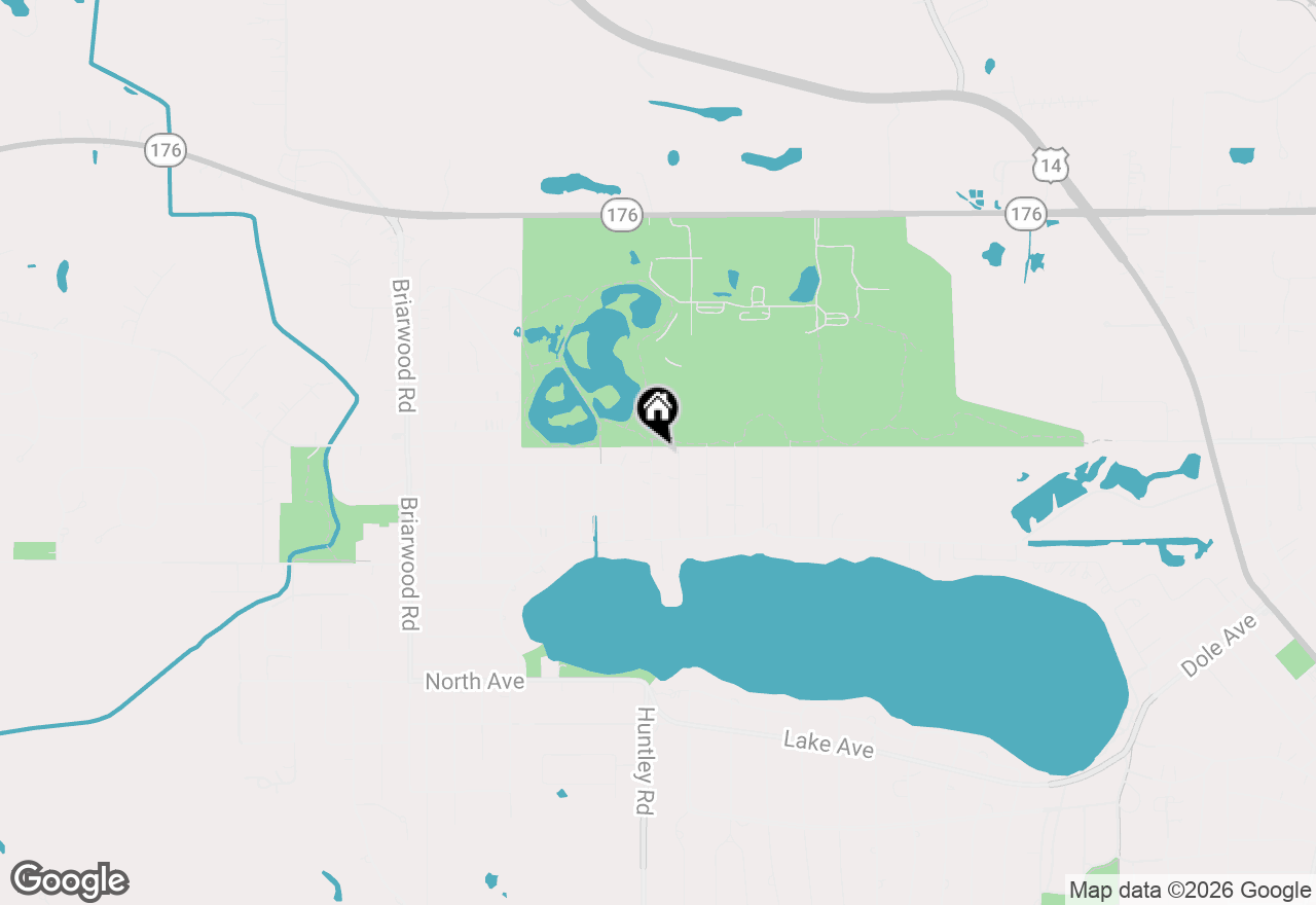 Map of 105 Edgewood Avenue, Crystal Lake, IL 60014