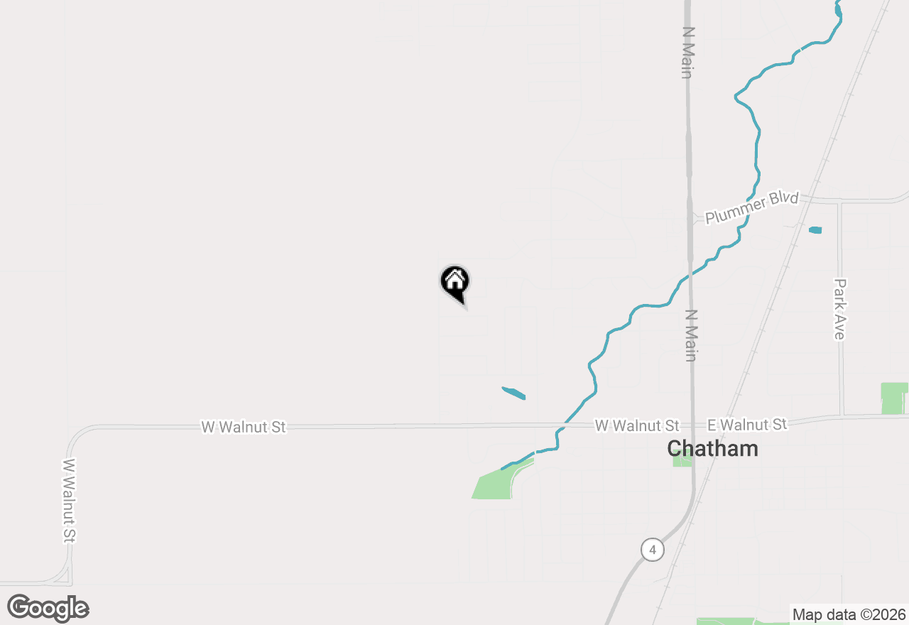 Map of 529 Gatlinburg Drive, Chatham, IL 62629