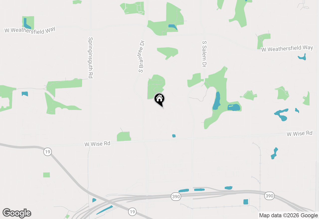 Map of 1122 Danvers Court, Schaumburg, IL 60193