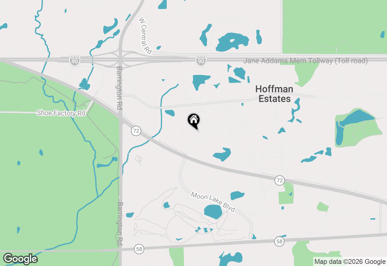 Map of 2210 Clifton Place, Hoffman Estates, IL 60169
