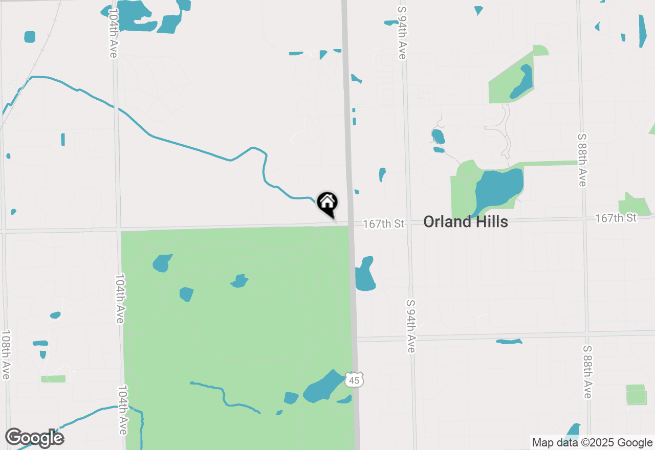 Map of 9700 W 167th Street, Orland Park, IL 60467