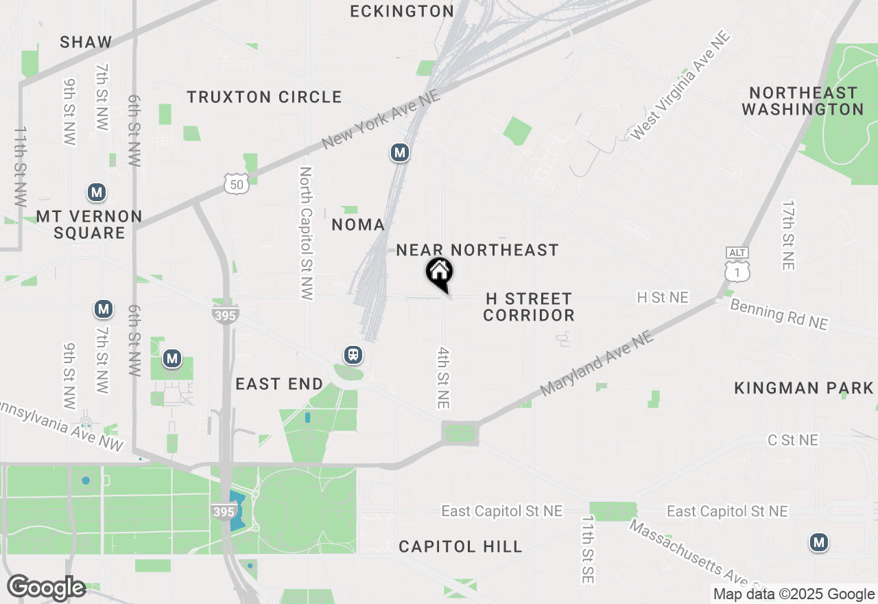 Map of 335 H Street Ne, Washington, DC 20002