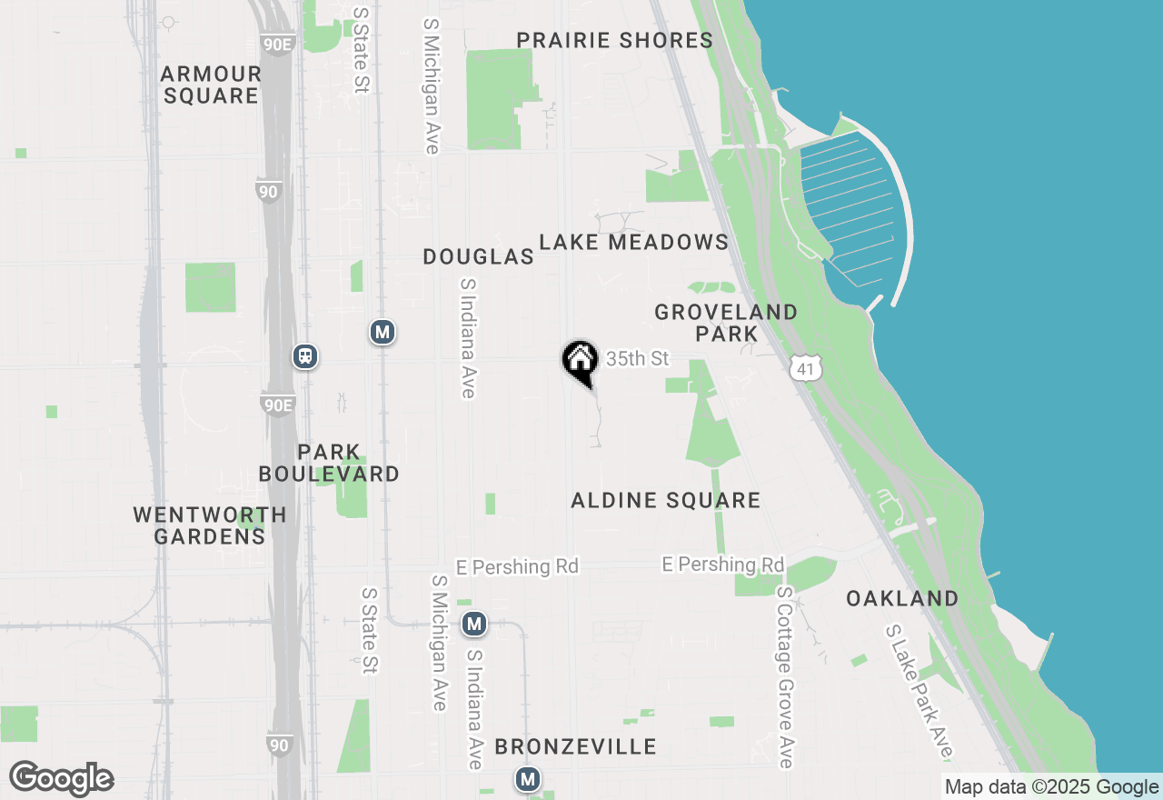 Map of 3549 S King Drive #2, Chicago, IL 60653